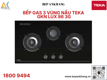 Bếp gas 3 vùng nấu Teka GKN LUX 86 3G - Made In Indonesia